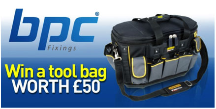 Win a £50 Stanley Tool Bag with BPC Fixings!