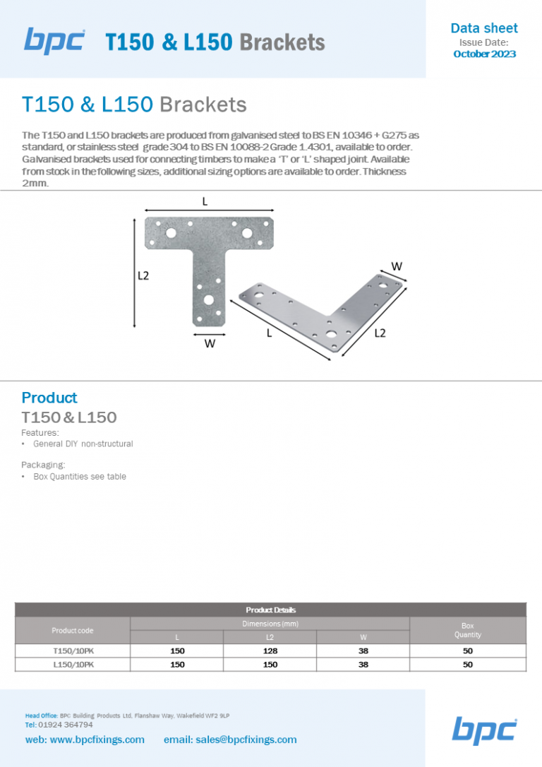 T150 & L150 Brackets